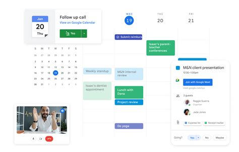 Programación y calendario online que se pueden compartir.